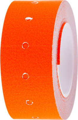 Лента ценниковая 21x12мм, 500шт в рулоне,оранжевая OfficeSpace