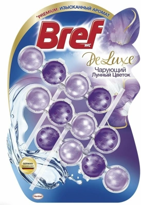 Блок для унитаза Bref Лунный цветок 50г 3 шт на блистере