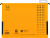KALAM.KZ - Папка подвесная A4(240x318x6мм), 230гр, боковой ограничитель, желтая Hamelin