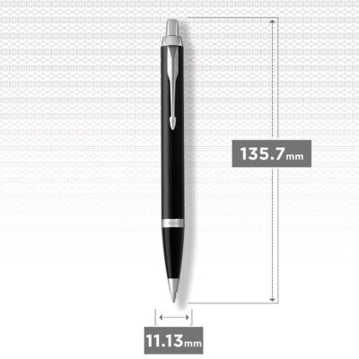 KALAM.KZ - Ручка шариковая Parker IM Black CT, 1,0 мм М, синяя 1931665