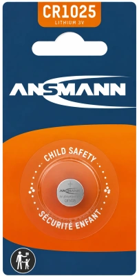 Батарейка CR1025, 1шт ANSMANN 