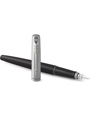 KALAM.KZ - Ручка перьевая Parker Jotter Core 2018 Bond Street Black CT, 0,8 мм F, синяя 2030947