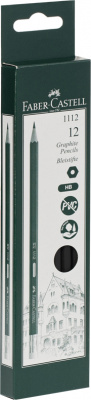 KALAM.KZ - Карандаш простой HB, с ластиком, шестигранная форма, Faber Castell