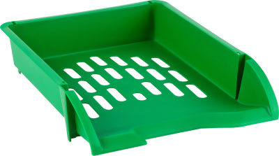 KALAM.KZ - Лоток горизонтальный А4, зеленый Стамм Лидер