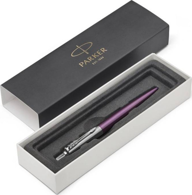 KALAM.KZ - Ручка шариковая Parker Jotter Essential Victoria Violet CT, 1,0 мм М, синяя 1953190