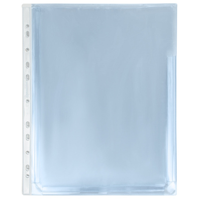 KALAM.KZ - Файл прозрачный A4, 180мкм, объемный, до 250л., Brauberg,  5 шт.в уп 