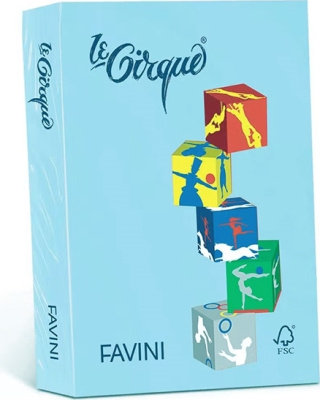 Бумага цветная "Le Cirque №204 Azzurro reale ", A4, 160гр, 250л, синий