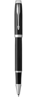 Ручка роллерная Parker IM Metal Black CT, 0,8 мм F, черная 1931658