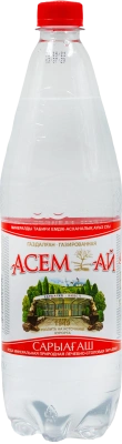 Вода минеральная газированная, 1,5л АсемАй