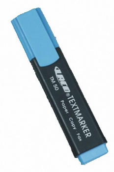 KALAM.KZ - Маркер текстовой, 0.4мм, скошенный наконечник, синий Laco