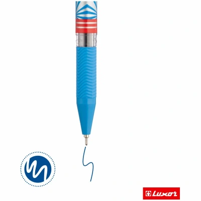 KALAM.KZ - Ручка шариковая 0.7мм, синяя, Luxor "Uniflo MAX Blue"