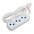 KALAM.KZ - Сетевой фильтр 3 гнезда, 3 м, SVC 220-240В, 16A, XP3S-30M белый  