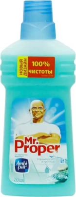 Средство моющее, универсальное для пола 500мл. Горный ручей и прохлада океана "Mr.Proper"