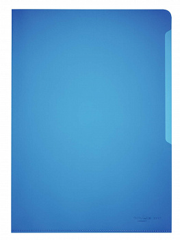 KALAM.KZ - Уголок прозрачный А4, 0.12мм, голубой Durable