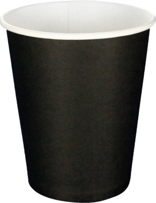 Стакан бумажный, 250 мл Black, (75 шт в уп)