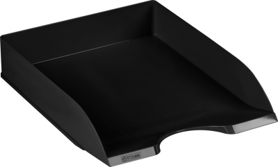 Лоток горизонтальный А4, черный Стамм Дельта