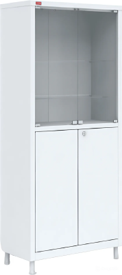 Шкаф медицинский, металлический М2 165.70.32 С
