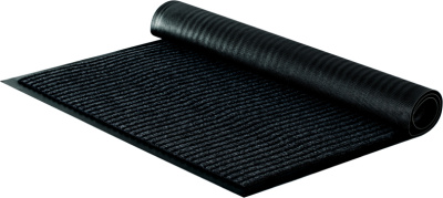 Коврик влаговпитывающий, ребристый 60*90 см OfficeClean черный