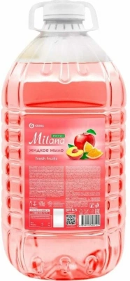 Мыло жидкое 5000мл "Milana эконом" (Fresh Fruits) в бутылке