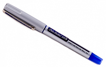 KALAM.KZ - Ручка роллерная 0,5мм Zebra, синяя DX5