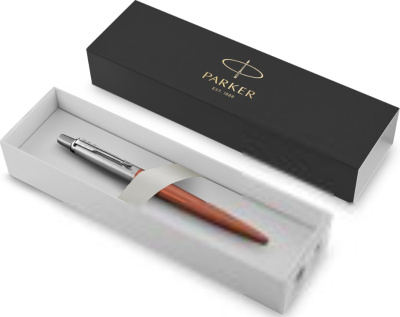 KALAM.KZ - Ручка шариковая Parker Jotter Essential Chelsea Orange CT, 1,0 мм М, синяя 1953189
