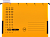 KALAM.KZ - Папка подвесная A4(240x318x6мм), 230гр, боковой ограничитель, желтая Hamelin