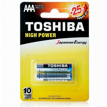 KALAM.KZ - Батарейка AA, 1.5V, Alkaline (блистер 2шт) Toshiba