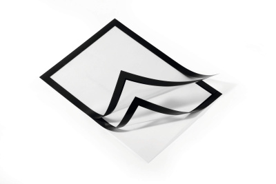 KALAM.KZ - Рамка магнитная, А4, настенная, самоклеющаяся, черная Durable