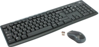 Клавиатура + мышь Logitech MK270, Black, USB беспроводная