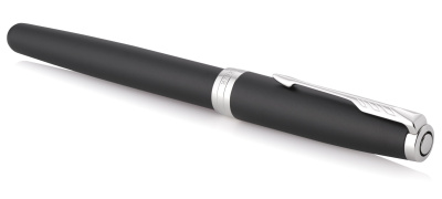 KALAM.KZ - Ручка перьевая Parker Sonnet Matte Black CT, 0,8 мм F, черная 1931521