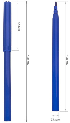 KALAM.KZ - Фломастеры 6 цветов, "Hatber Eco", серия "Космос", в картонной упаковке