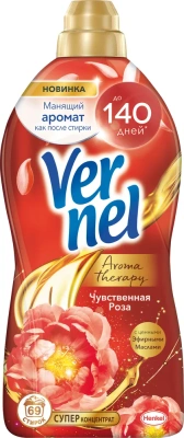 Кондиционер для белья 1.74л Vernel Чувственная роза