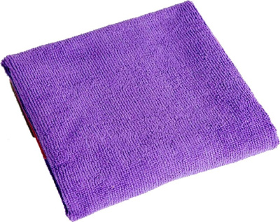 Салфетка 40*40см, микрофибра 1 шт. "Универсальная" фиолетовая