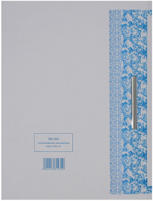 KALAM.KZ - Скоросшиватель картонный А4, 300гр, мелованный, белый Kuvert