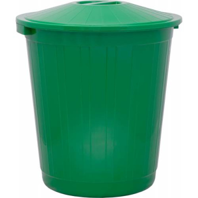 KALAM.KZ - Бак для мусора 80л, с крышкой пластиковый