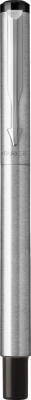 KALAM.KZ - Ручка перьевая Parker Vector Stainless Steel, 0,8 мм F, синяя S0029690
