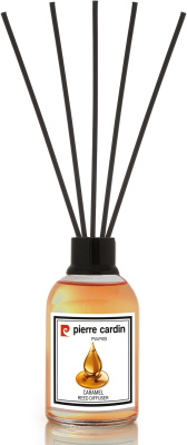 Освежитель-Аромадиффузор 110мл, Pierre Cardin с эфирными маслами с палочками, "Карамель"