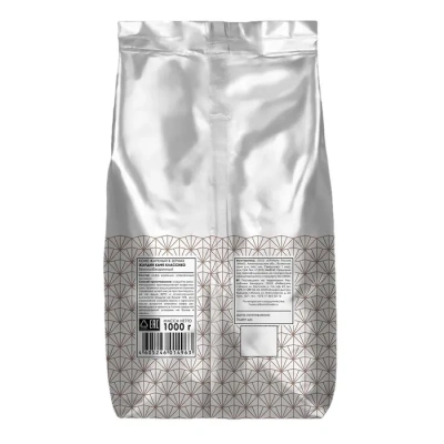 KALAM.KZ - Кофе в зернах 1000 г, Jardin Classico средней обжарки арабика/робуста в мягкой упаковке с клапаном