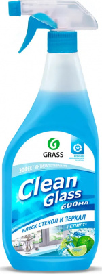 Средство для стекол 600vл,."Clean Glass" голубая лагуна с триггером