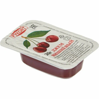 KALAM.KZ - Джем порционный 20гр.10 шт./уп Вишня, Руконт