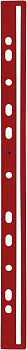 KALAM.KZ - Скрепкошина перфорированная А4, 6мм, 60листов, пластик, красная Donau