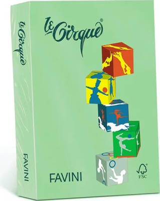 Бумага цветная "Le Cirque №107 Verde", A4, 160гр, 250л, зеленый
