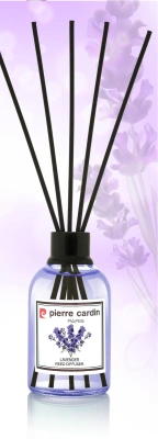 KALAM.KZ - Освежитель-Аромадиффузор 110мл, Pierre Cardin с эфирными маслами с палочками, "Лаванда"