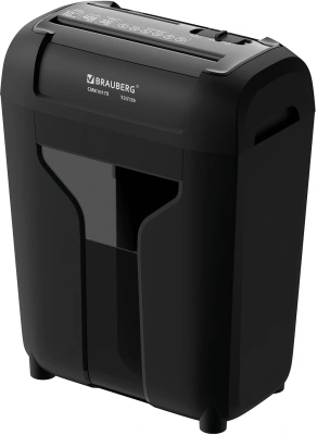 Шредер секр.4(4x38мм), 10 листов, 17л, 4,7кг, BRAUBERG CMK-1017