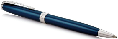 KALAM.KZ - Ручка шариковая Parker Sonnet Subtle Blue CT, черная, 1,0мм, поворот купить KALAM.KZ - Ручка шариковая Parker Sonnet Subtle Blue CT, черная, 1,0мм, поворот