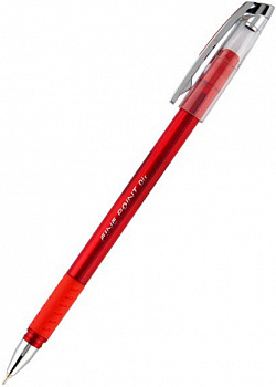 KALAM.KZ - Ручка шариковая, 0.7мм, красная, Unimax "Fine Point" DLX