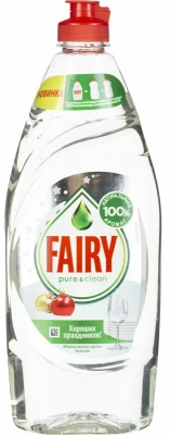 Средство для мытья посуды 900мл, "Fairy" Pure&Clean