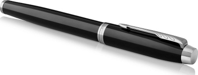 KALAM.KZ - Ручка перьевая Parker IM Metal Black CT, глянец, 0,8 мм F, синяя 1931644