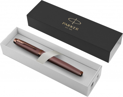 KALAM.KZ - Ручка перьевая IM Professionals Monochrome Burgundy, синяя, 0,8мм, Parker