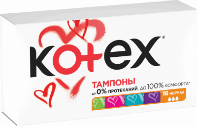 Тампоны Kotex Normal 16 шт. в уп